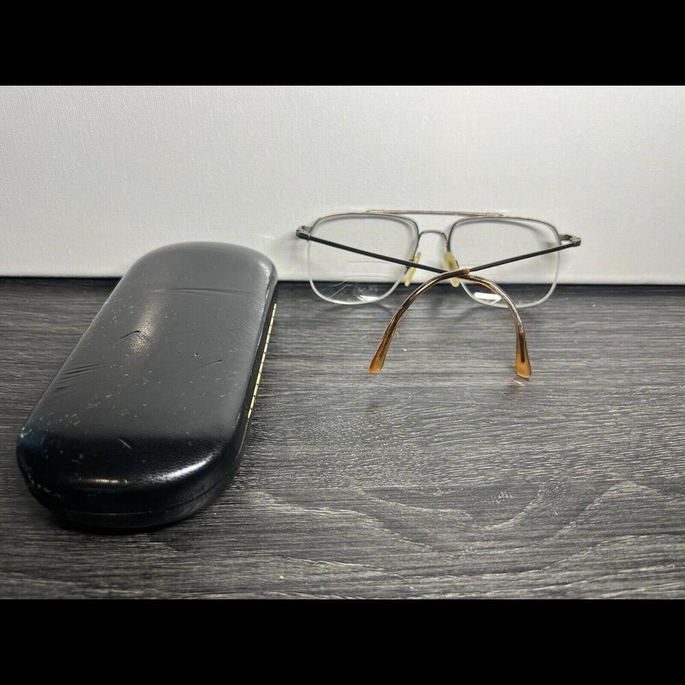 Flexon AUTOFLEX 17 Marchon Brown Half Rim Eyeglasses 55 17 140 Prescription - Picture 4 of 4